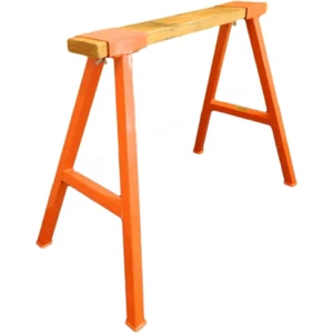 NEW Heavy-Duty Super Steel Sawhorse 33" Legs 1 Pair Fully Welded Construction - Picture 1 of 5