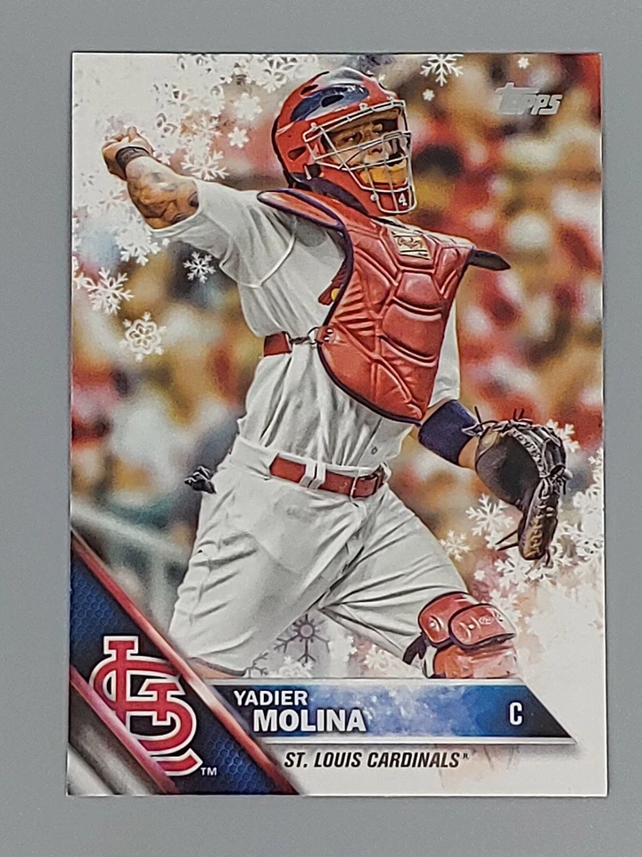 2016 Topps Walmart Holiday Snowflake #HMW183 Yadier Molina Cardinals - Image 1 of 1