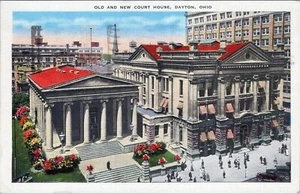 Alte Postkarte New Court House Dayton Ohio verschickt - Bild 1 von 2
