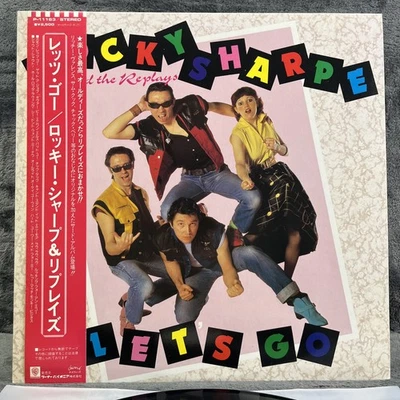 Rocky Sharpe & The Replays – Let's Go Japan Pressing LP Vinyl Record OBI Rock - Bild 1 von 4