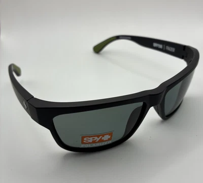Spy Sunglasses -Frazier Military Collab Matte Black Frames w/Happy Green Lens Foto 1 de 4