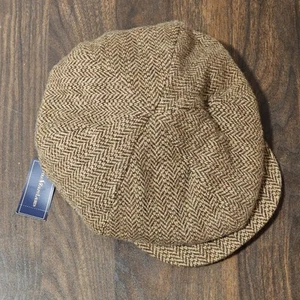 De Colección Polo Ralph Lauren S/M Lino, Seda, Algodón Driver Gorra de Newsboy - Imagen 1 de 5