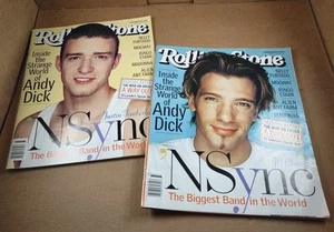 Rolling Stone NSYNC Justin Timberlake & JC Chasez Cover Aug 16, 2001 - Picture 1 of 4