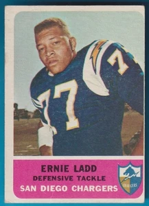 1962 Fleer Ernie Ladd-Def. Tackle-San Diego Chargers-(AFL Champ)(4x AFL AS)-# 86 - Picture 1 of 5