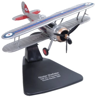 GLOSTER GLADIATOR BI-PLANE - RAF 72SQN CHURCH FENTON  1937 - 1:72 - OXFORD - Image 1 of 2
