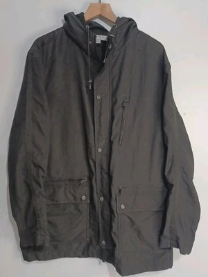 Marc New York Anthony Marc 夹克男式 XL Blaxk 全拉链连帽拉链/扣 (L11) — 第 1/4 张图片