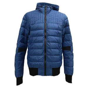 Piumino impacchettabile con cappuccio Canada Goose Cabri in nylon blu navy - Foto 1 di 5