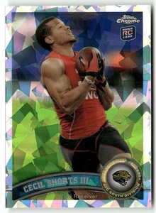 Cecil Shorts RC - 2011 Topps Chrome #196 - /139 - Jaguars Rookie WR Refractor - Picture 1 of 3