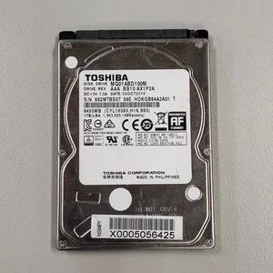 Toshiba 1TB 2.5" HDD 5400 RPM SATA 3Gbps 8MB Cache Hard Drive MQ01ABD100M - Picture 1 of 11
