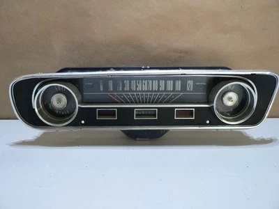 Cuadro de instrumentos velocímetro medidores Ford Mustang 1964 1965 tablero piezas restauración Foto 1 de 4