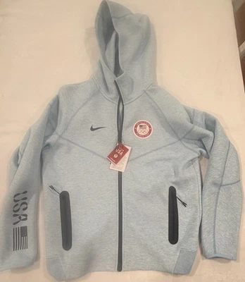 Sudadera con capucha Nike Olympic 2024 Team USA Tech Fleece Windrunner FN1208-441 talla L Foto 1 de 4