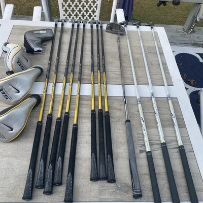 NIKE Right Handed 13 pieces SasQuatch MachSpeed 5-9,P,A,S  Woods And SQ Str8 Dri - Image 1 of 4