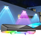 Super Bright Solar Powered Door Fence Wall Lights Led Outdoor Garden Patio Lamp