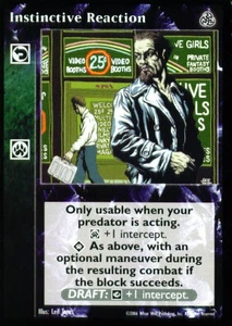 Instinctive Reaction [Third set] - VTES card - Foto 1 di 2