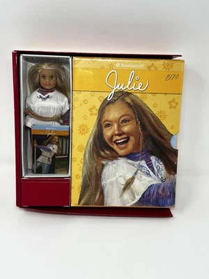 American Girl Julie Doll 7" with New Mini-book and Book Collection 1-6 - Image 1 of 3