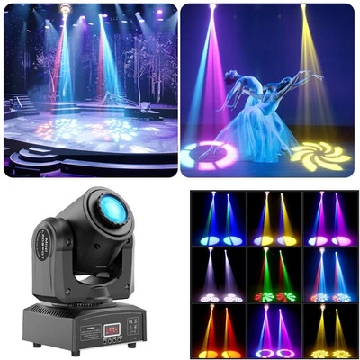 150W Moving Head Stage Light 7Gobo RGBW LED 8Color DJ DMX Beam Disco Club Party - Image 1 of 4