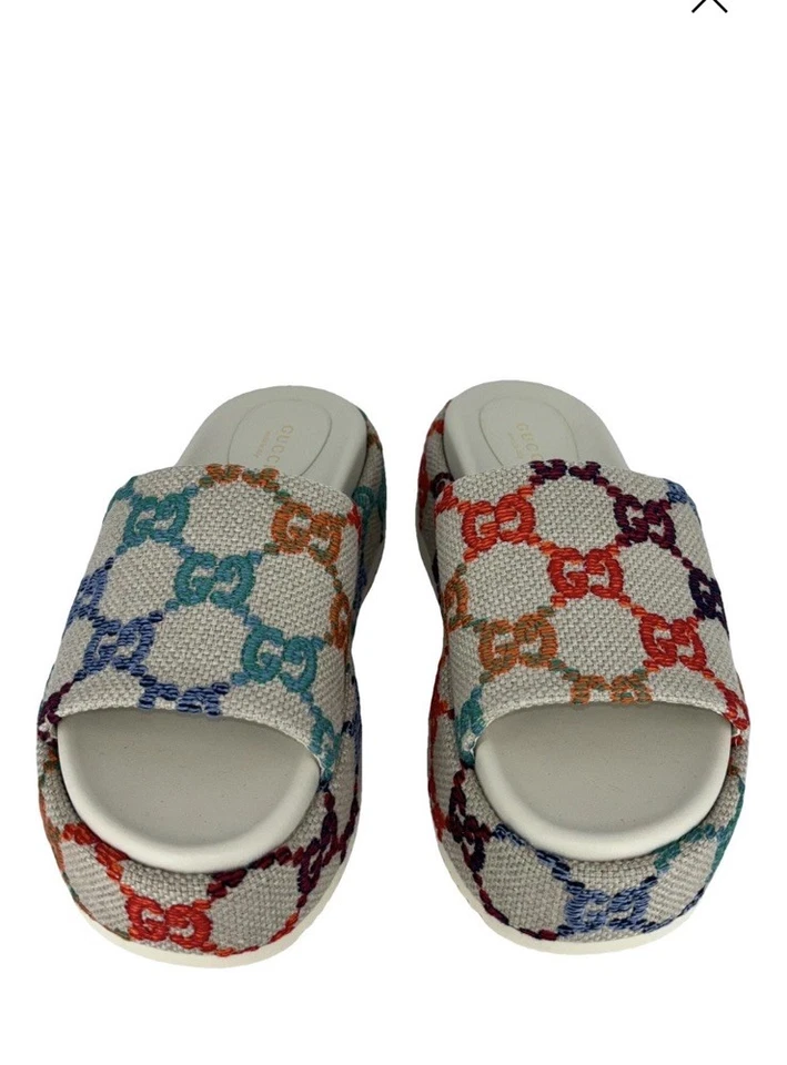 Женские сандалии на платформе Gucci 9,5 - Изображение 1 из 4