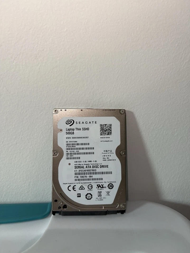 Seagate Laptop Thin 500GB ST500LT012 100729420 0003SDM1 Hard Disk Drive 2.5 SATA - Image 1 of 1