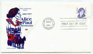 2943 Alice Paul, Farnam, HF, FDC - Picture 1 of 1