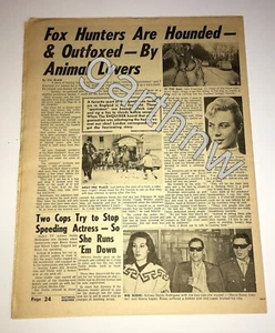 NATIONAL ENQUIRER 1964 FOX HUNT SABOTEURS' ASSOCIATION ANTI-HUNTING PICTORIAL - Picture 1 of 1