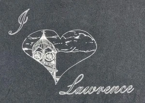 Camicia Lawrence Massachusetts Uomo Medium Ayer Mill Torre dell'Orologio Love MA Adulto A31 - Foto 1 di 7