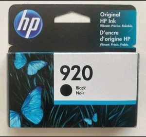 HP 920 Original Ink Cartridge, Black (CD971AN) Exp: 9/2022 FREE SHIPPING - Picture 1 of 1