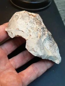 Neolithikum Werkzeug - Toller gekerbter Schaber in Feuerstein - Dordogne Artefakt Frankreich - Bild 1 von 12