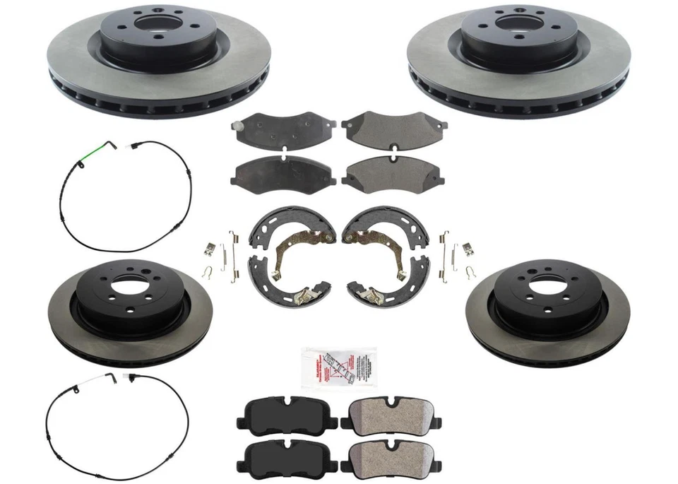 Rotores de freno de disco de carbono de alto rendimiento pastillas sensores para Land Rover LR4 2010-2016 Foto 1 de 4