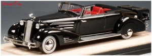 GLM Cadillac 452D V16 Victoria Black Cabrio Coupe Open Roof 1934 - Picture 1 of 1