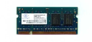 Arbeitsspeicher Notebook NANYA 256MB 1 R x 16 PC2 3200S 333 10 C1 - Picture 1 of 2