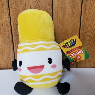 New Crayola Plush Collection Yellow Marker Stuffed Toy 10” Sega Prize Crayon Kid - Image 1 of 4