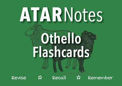 ATAR Notes Othello Flashcards - image 1 of 4