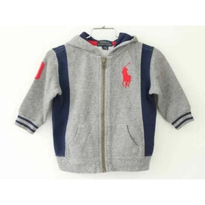 Polo Ralph Lauren Big Pony Zip Front Hoodie Toddler 24 Months - Picture 1 of 7