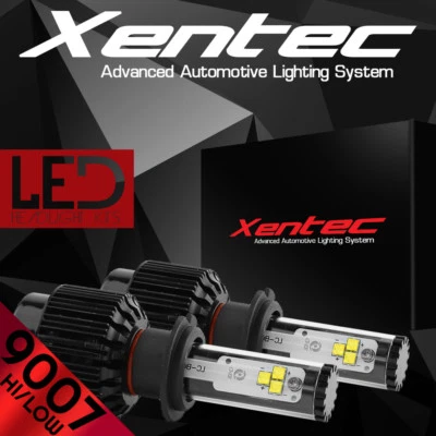 XENTEC LED HID Headlight Conversion 9007 HB5 6000K 1991-1997 Mercury Cougar - Image 1 of 4