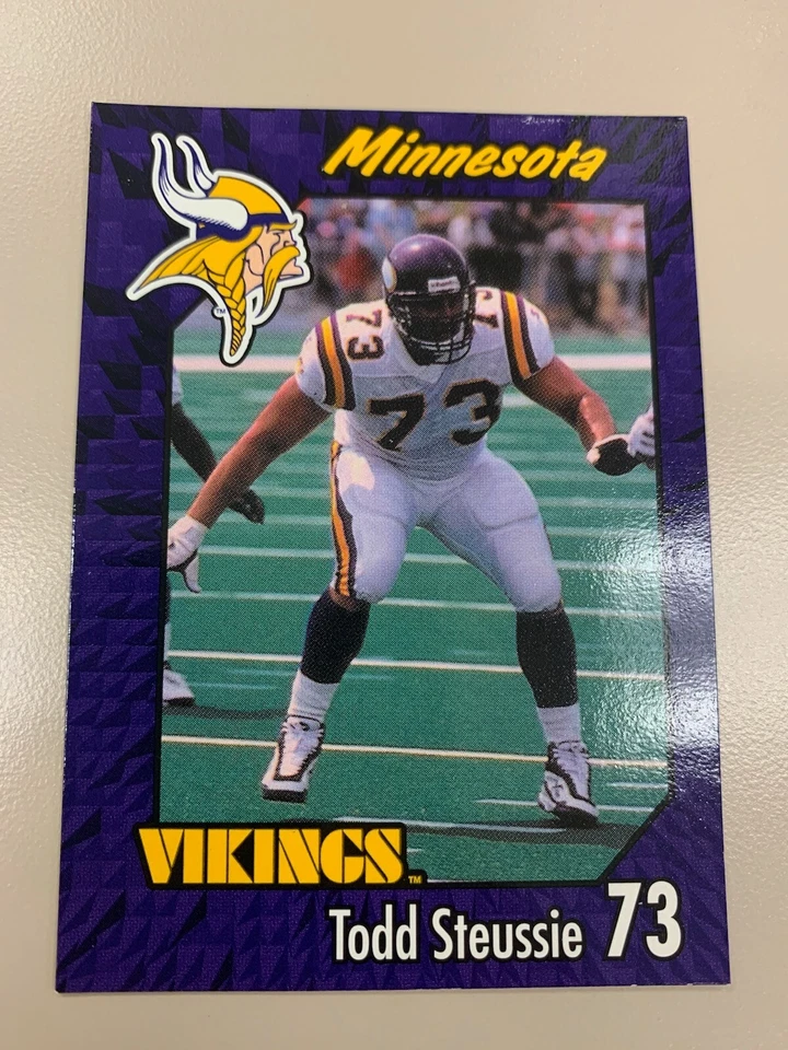 1999 Burger King Promo Card #14 Todd Steussie Minnesota Vikings RARE - Image 1 of 1