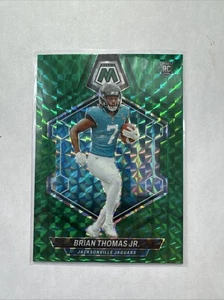 2024 Panini Mosaic - Rookies Green Mosaic Prizm #323 Brian Thomas Jr. (RC) - Bild 1 von 2