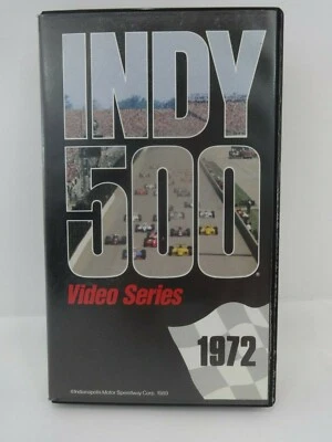 Indianápolis 500 1972 cinta VHS Mark Donohue Sunoco McLaren Penske Offenhauser Foto 1 de 4