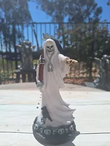 Santa Muerte colore benedetto bianco taglia 9" Love - fortuna rara Bendesida bianca - Foto 1 di 10
