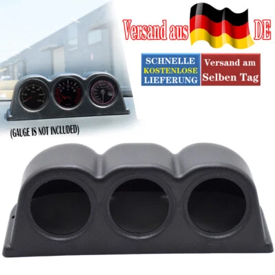 Armaturenbrett 52mm 3-Fach Instrumenten Halterung Halter Zusatzinstrumente - Bild 1 von 4