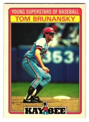 1986 Topps KayBee # 4 Tom Brunansky Minnesota Twins - Image 1 of 2