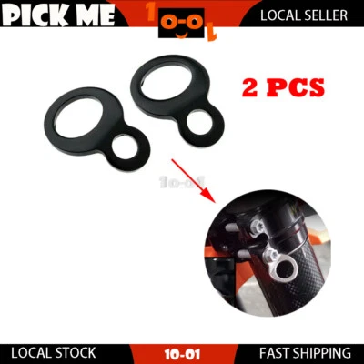 Remolque furgoneta gancho anclaje bucle punto de amarre 2 piezas camión UTE moto transporte Foto 1 de 4