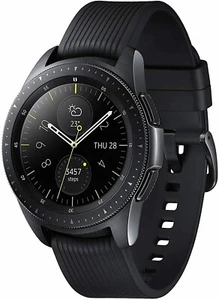 Samsung Galaxy Watch 42mm SM-R810 Black 20mm SML Strap Grade A 1 year Warranty - Picture 1 of 11