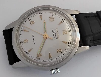 RELOJ VINTAGE HOMBRE ROYCE INCABLOCK AUTOMÁTICO HECHO EN SUIZA 25 JOYAS. Foto 1 de 4
