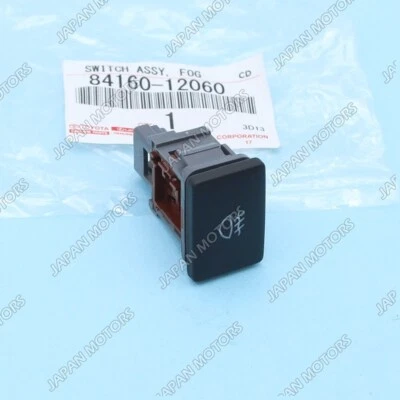Interruptor de luz antiniebla 84160-12060 genuino Toyota RAV4 C-HR / Scion TC XB IQ FR-S Foto 1 de 4