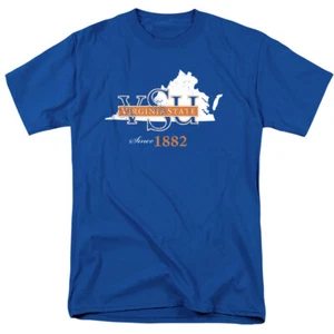Virginia State University Adult T-Shirt State Shape, Royal Blue, S-5XL - Picture 1 of 7