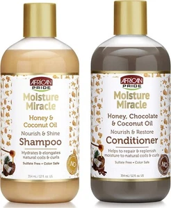 Champú y acondicionador African Pride Moisture Miracle 12 OZ - Imagen 1 de 3
