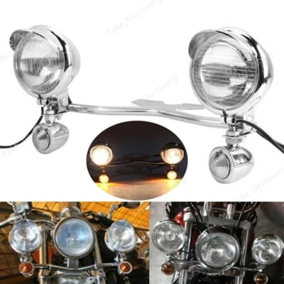 Passing Turn Signals Light Bar For Honda Shadow Spirit VLX VT750 VT1100 - Изображение 1 из 4