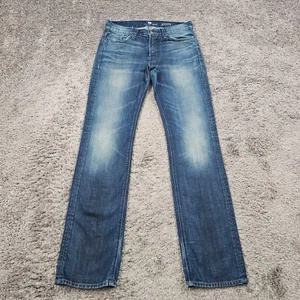 Jeans uomo 7 For All Mankind 29 dritto slim fit vita media cotone denim slimmy - Foto 1 di 15