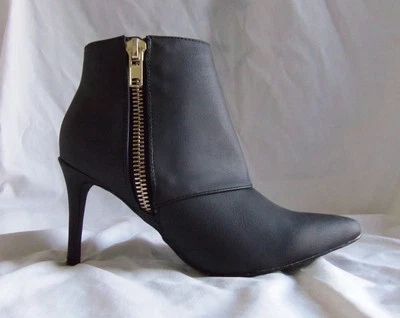 Botín Michael Antonio Maj Cremallera Lateral, Negro, Tacón 3.3", Nuevo en Caja Foto 1 de 4