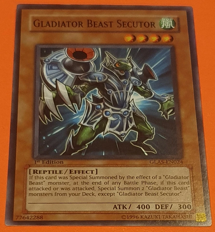 Gladiator Beast Secutor - 1st Edition Common - Gladiator's Assault - YGO - Image 1 of 1